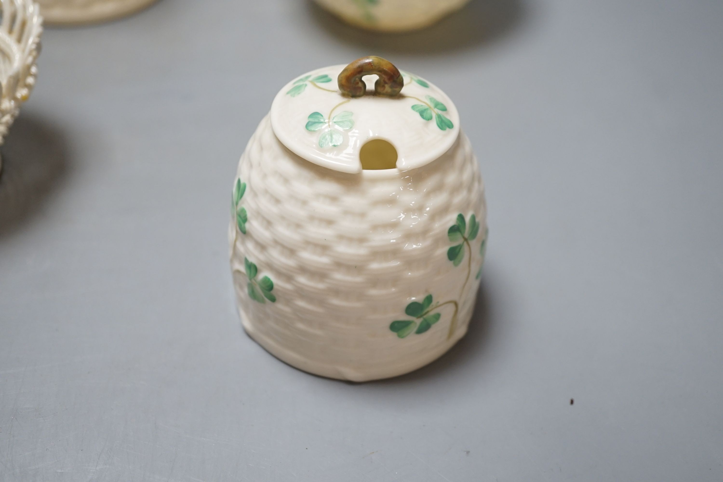 A group of five Belleek wares
